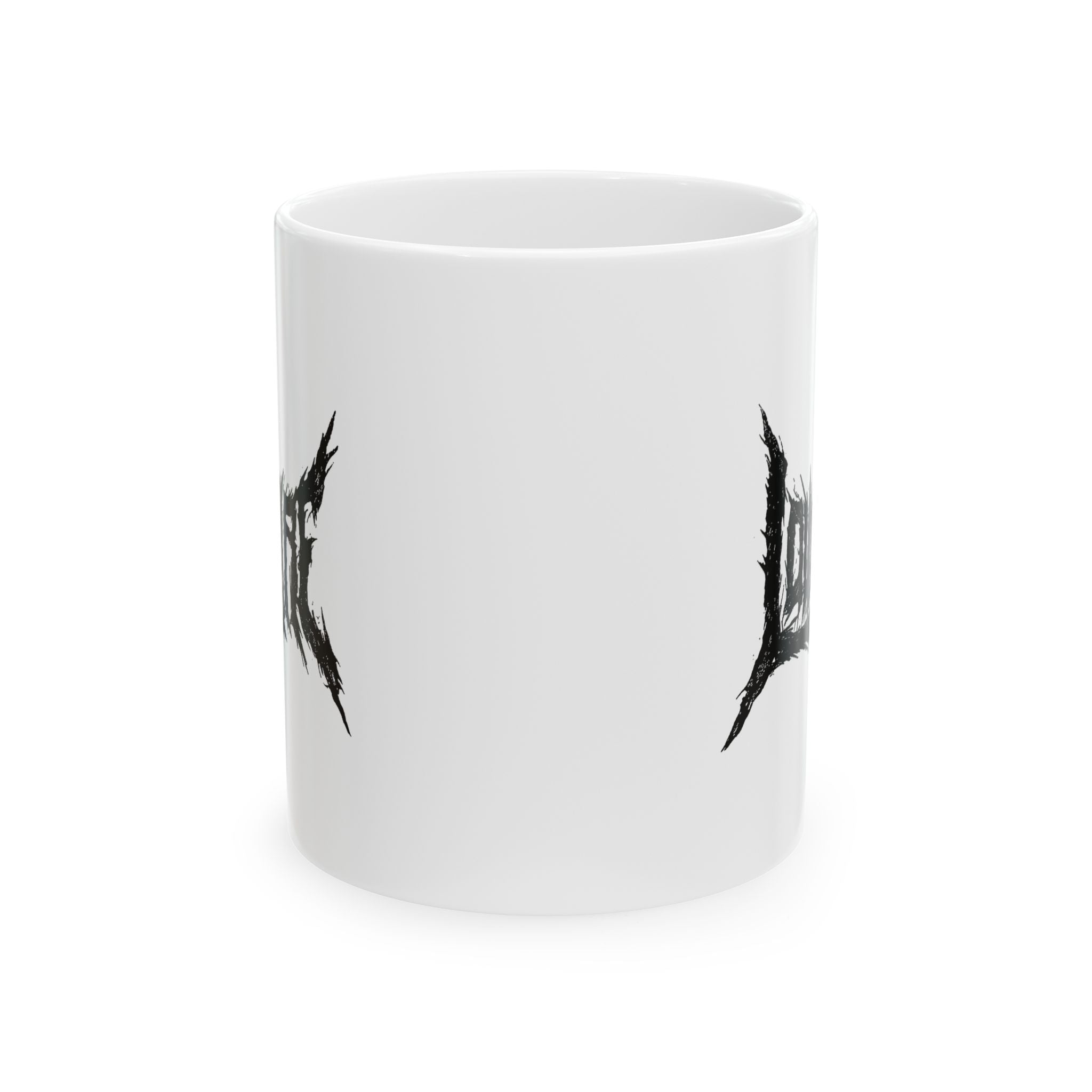 Loudwire Death Metal Logo White Mug