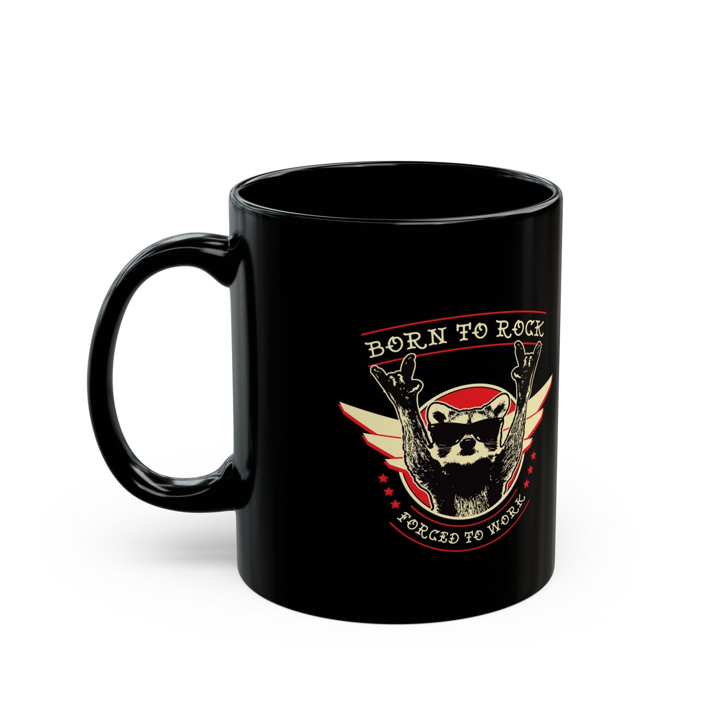 Born to Rock, Forced to Work Mug