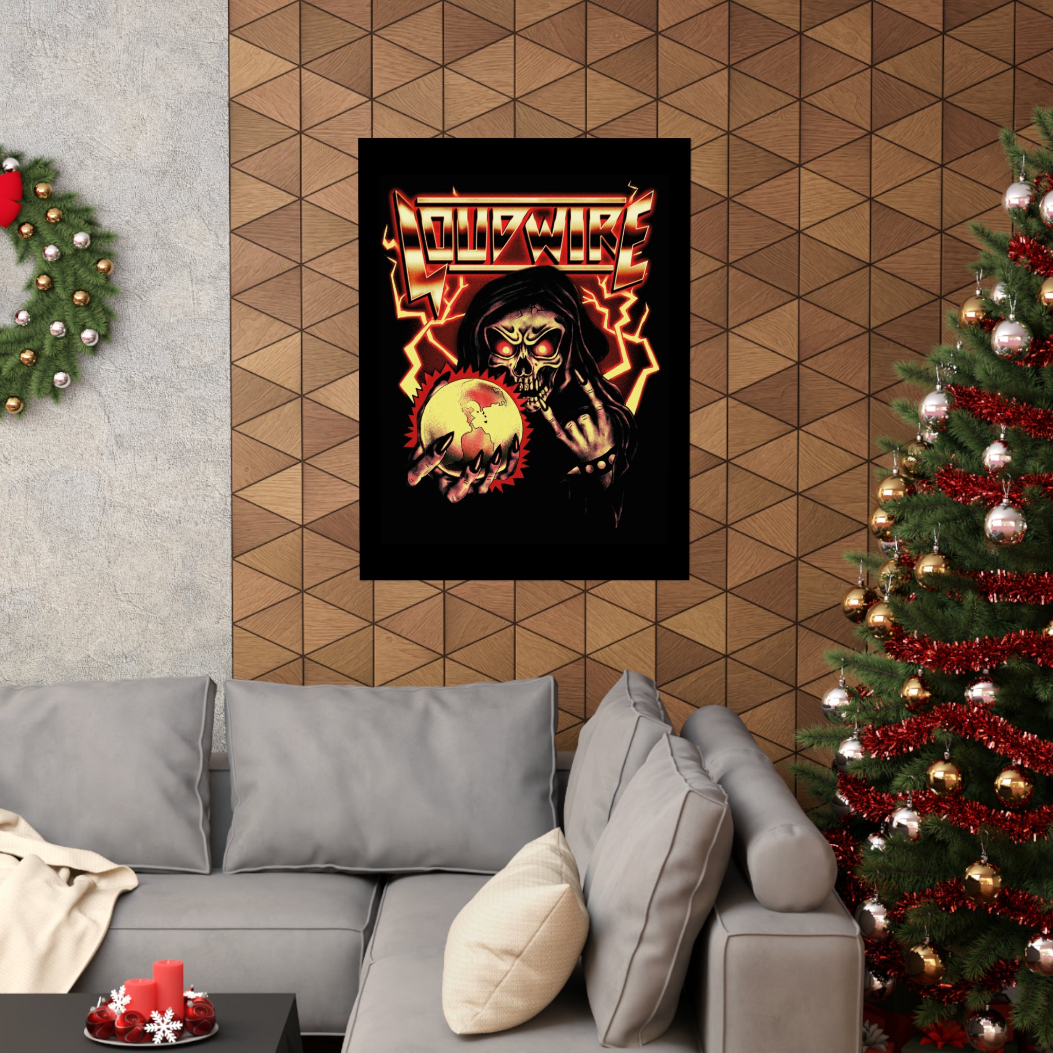 '80s METAL POSTERS (Gold)