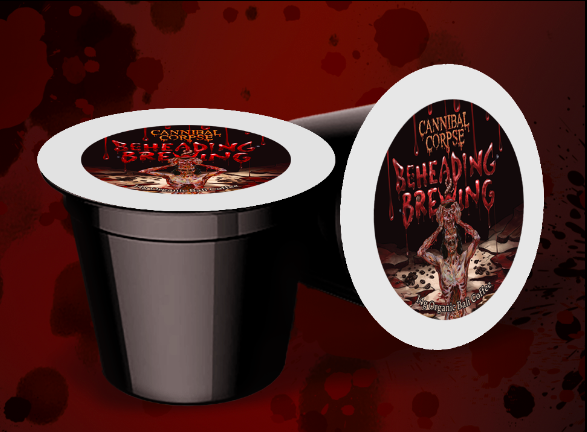 Cannibal Corpse's OFFICIAL 'Beheading & Brewing' Coffee: Organic Bali Blue Moon Single-Serve Pods (12c