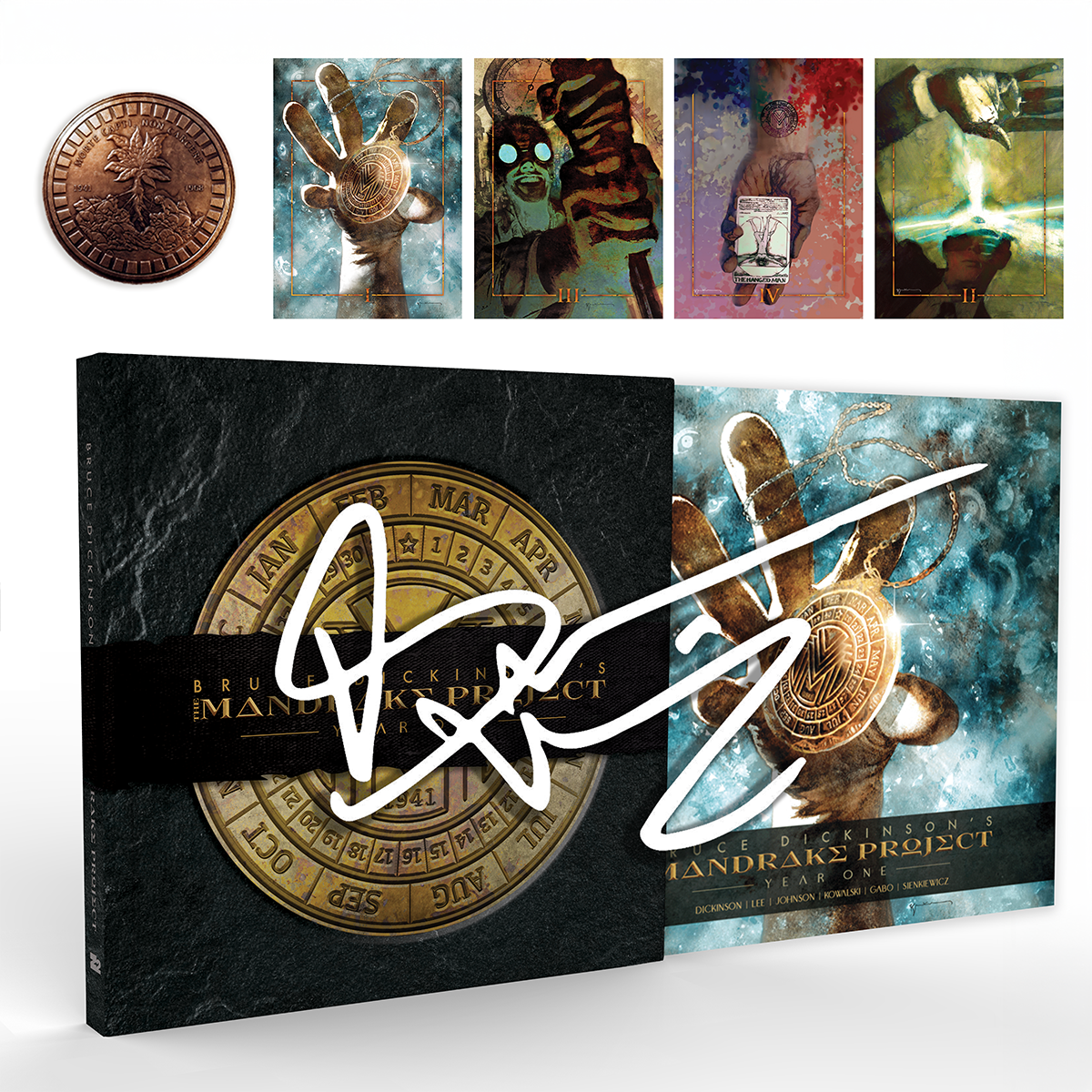 BRUCE DICKINSON'S THE MANDRAKE PROJECT: YEAR ONE (Platinum Signed Edition)