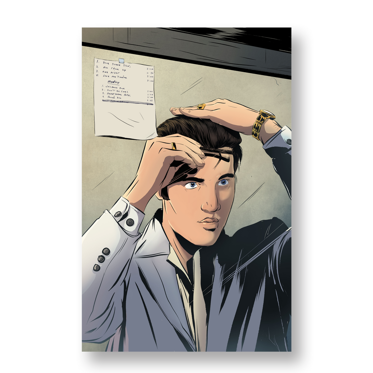 Elvis: The Official Graphic Novel SIGNED Super Deluxe Edition