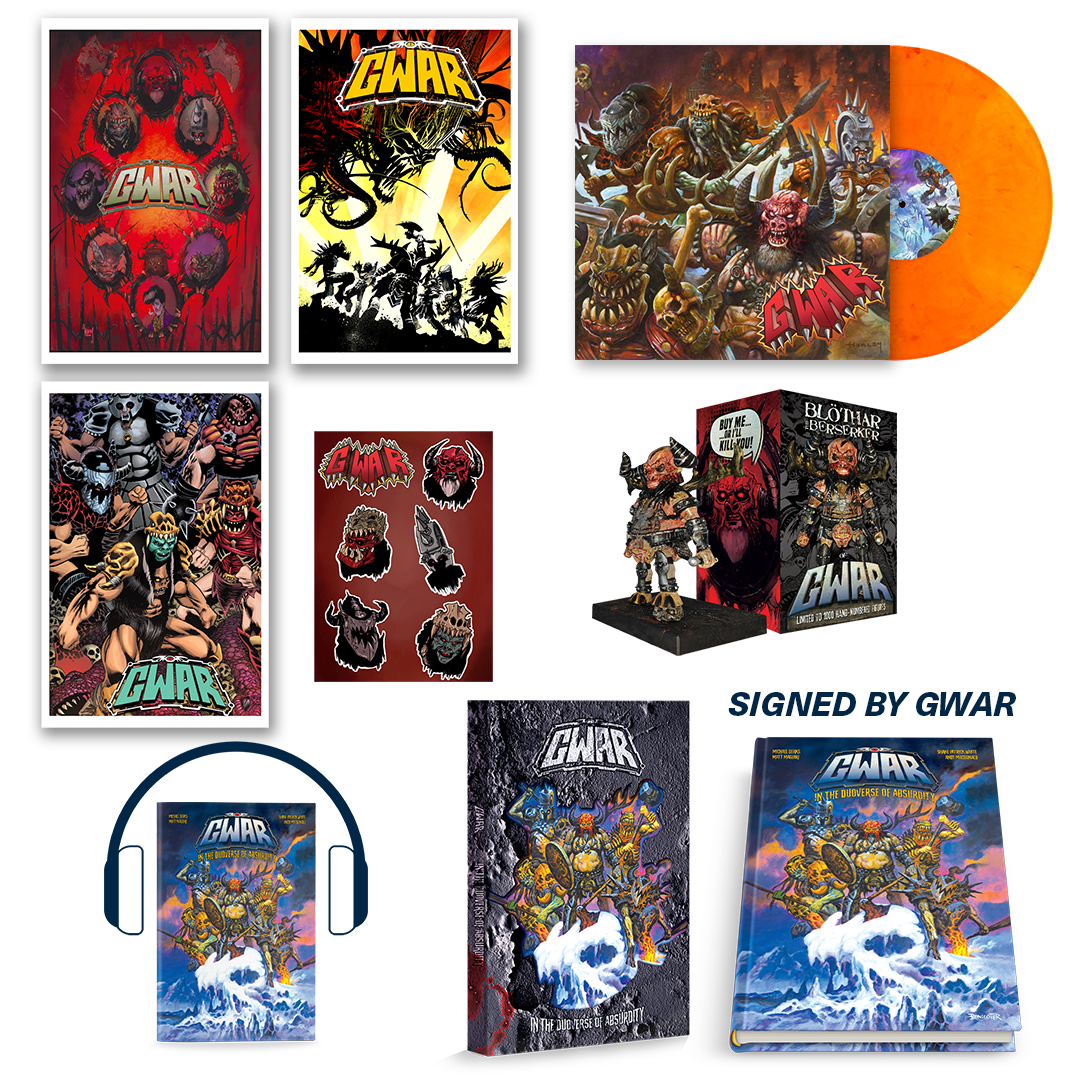 GWAR: In The Duoverse of Absurdity - SIGNED Super Deluxe Bundle