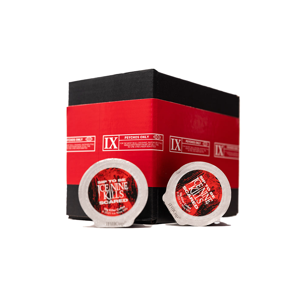 Ice Nine Kills OFFICIAL 'Sip To Be Scared' Private Label Coffee Single Serve Pods (12ct)
