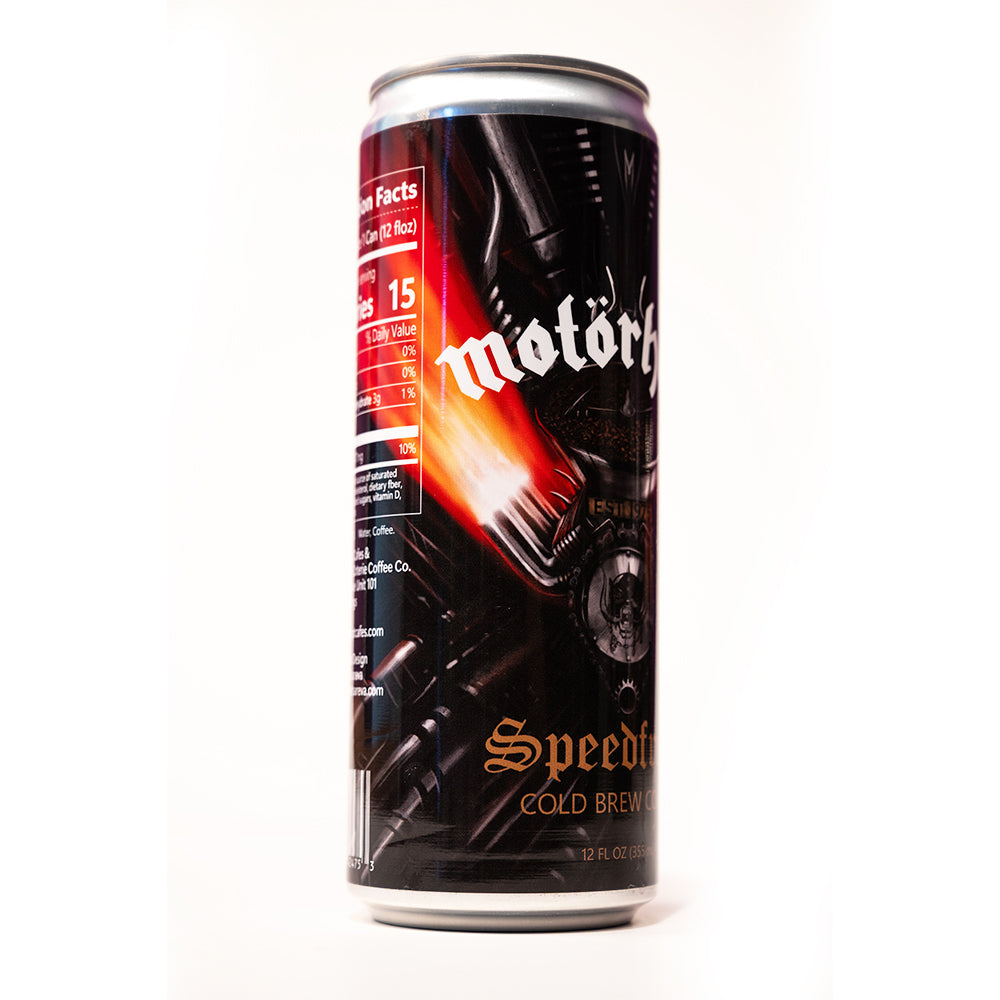 Motörhead OFFICIAL 'Speedfreak' Cold Brew Coffee Cans (4Pack) (12oz per can)