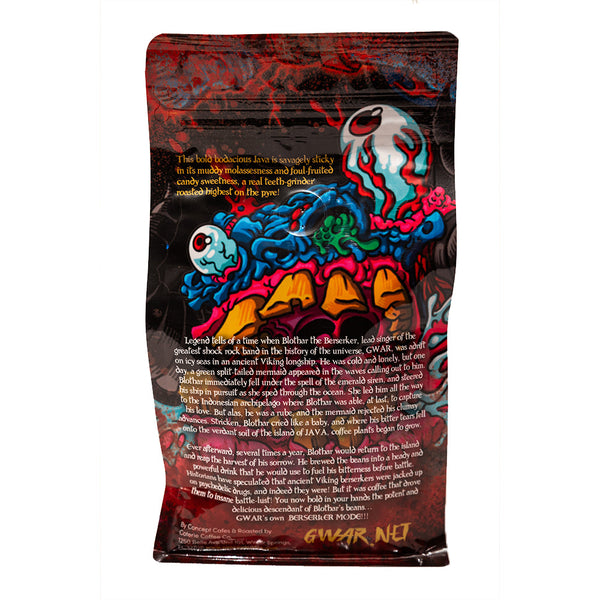Gwar OFFICIAL 'Berserker Mode' Coffee (12oz) Bag