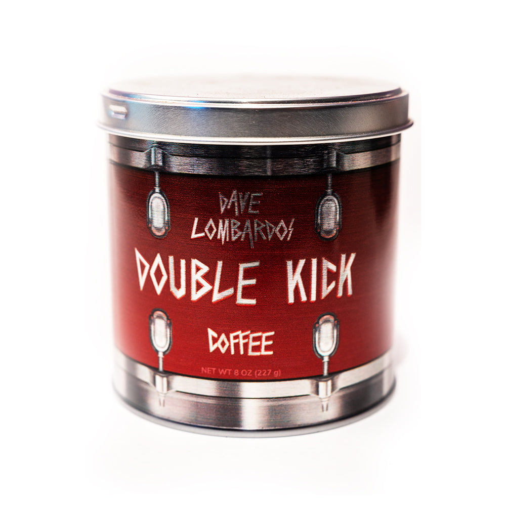Dave Lombardo's OFFICIAL 'Double Kick' Drum Tin (8oz): Signature