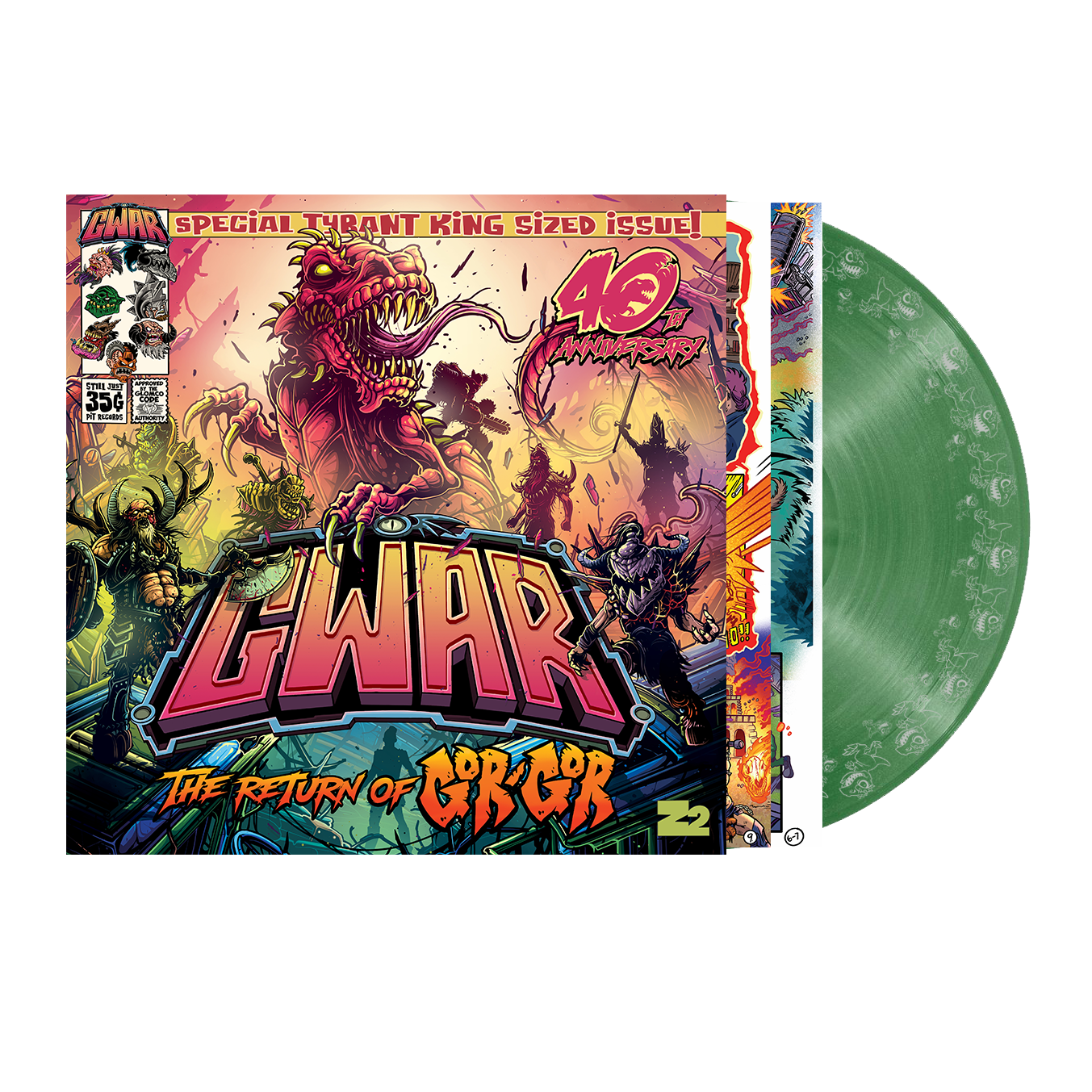 GWAR: 'The Return of Gor Gor' Transparent Green Vinyl LP – Loudwire