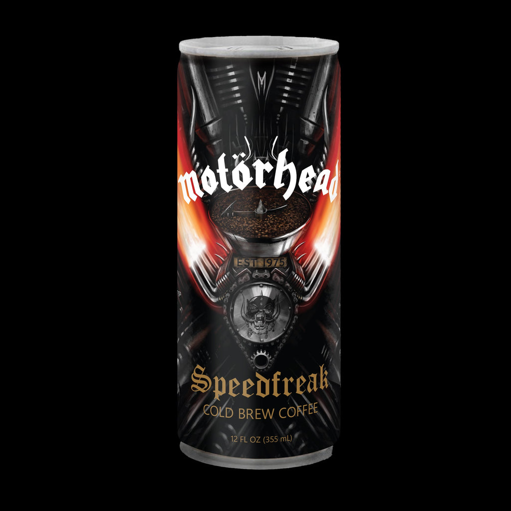 Motörhead OFFICIAL 'Speedfreak' Cold Brew Coffee Cans (4Pack) (12oz per can)