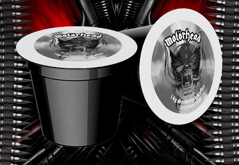 Motorhead's OFFICIAL 'Speedfreak' Coffee Single-serve pods (12ct)