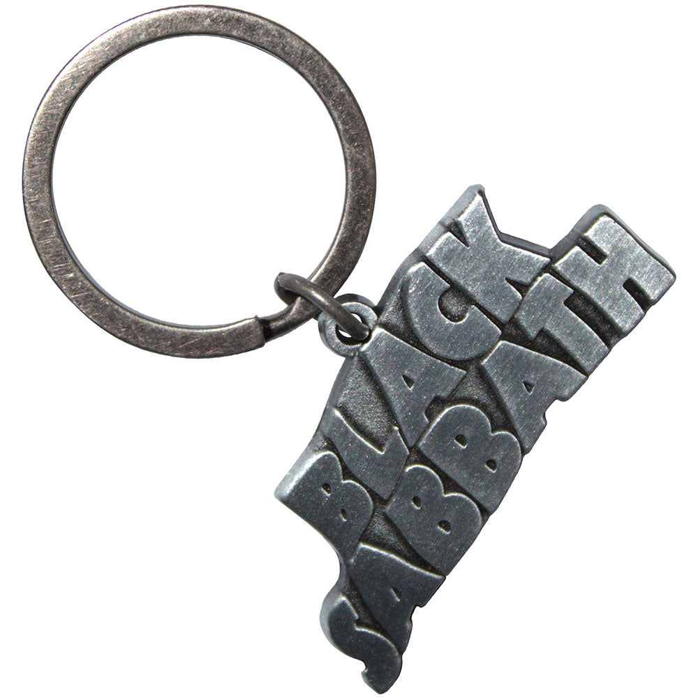 Black Sabbath Silver Wavy Logo [Keychain]