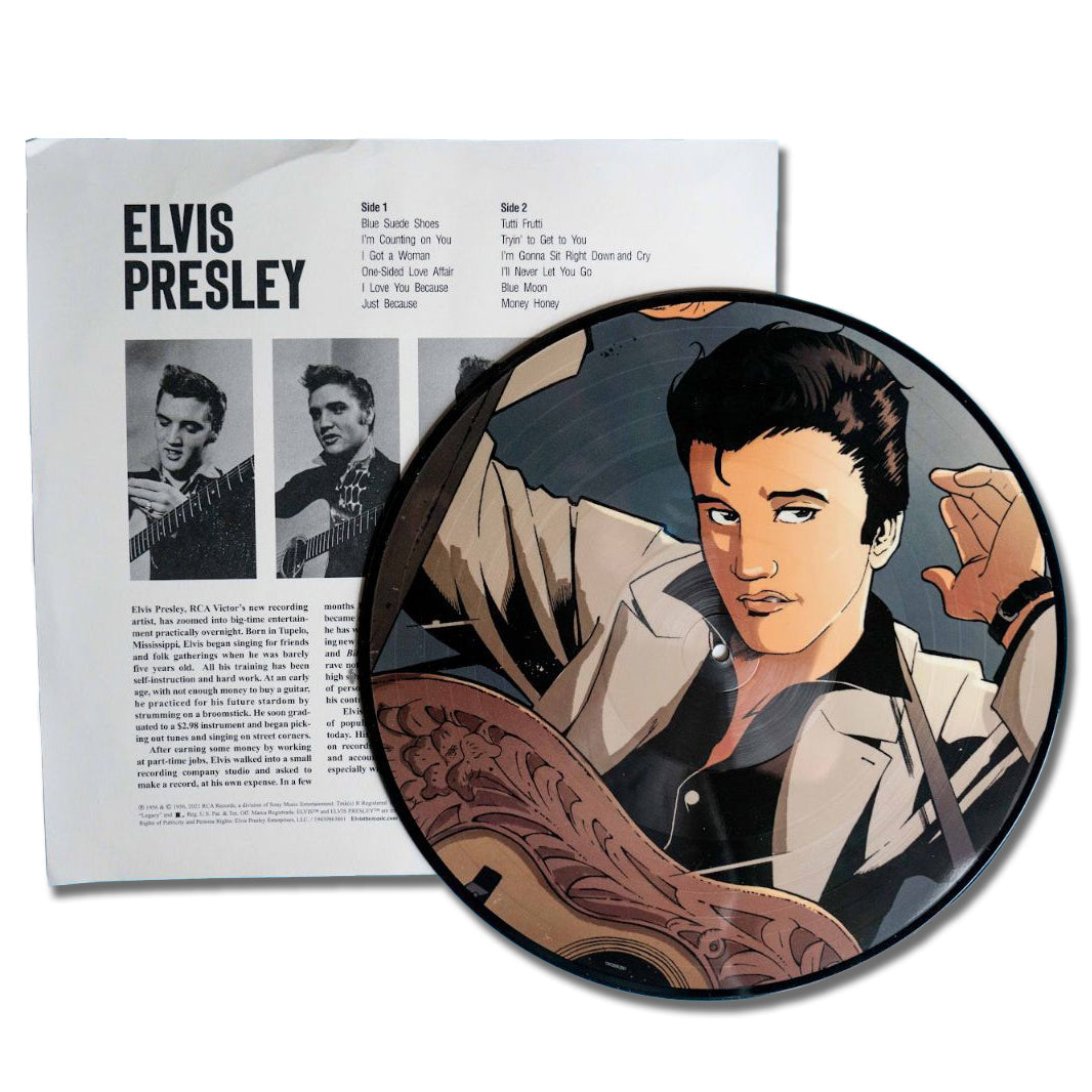 Elvis Presley (1956 Self-Titled Album) Limited Edition Picture Disc Vinyl LP & Book