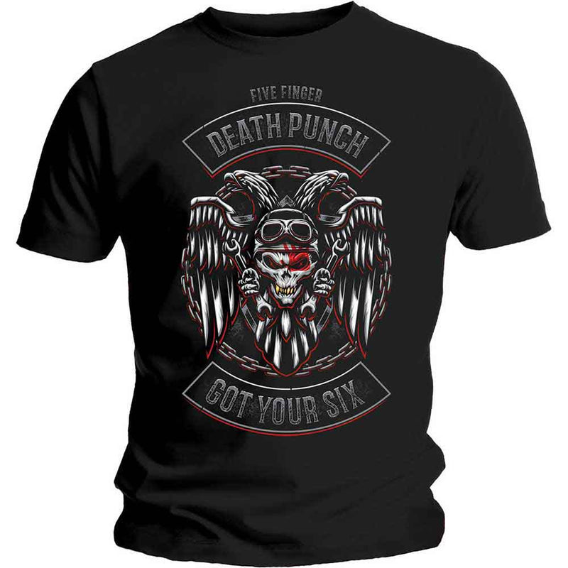 Five Finger Death Punch Biker Badge [T-Shirt]