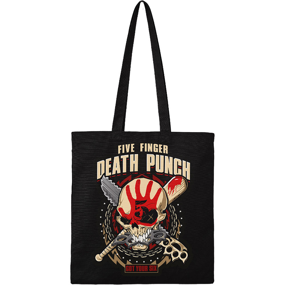 Five Finger Death Punch Got Your Six [Tote Bag]