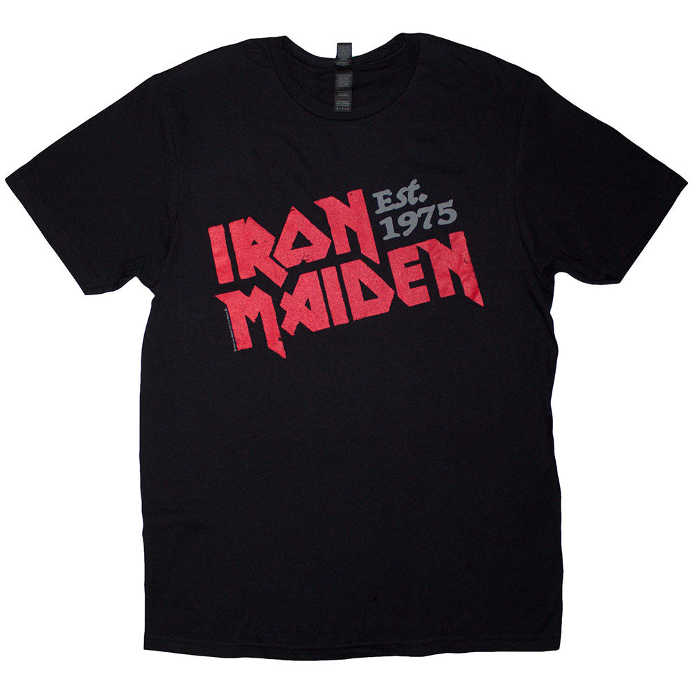 Iron Maiden Est. 1975 Slanted Logo [T-Shirt]