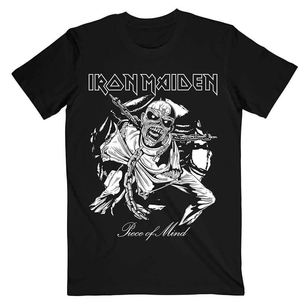 Iron Maiden Piece of Mind Mono Eddie [T-Shirt]