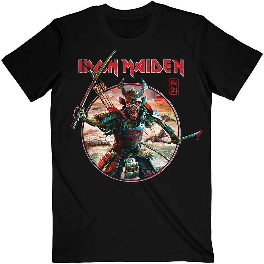 Iron Maiden Senjutsu Eddie Warrior Circle [T-Shirt]