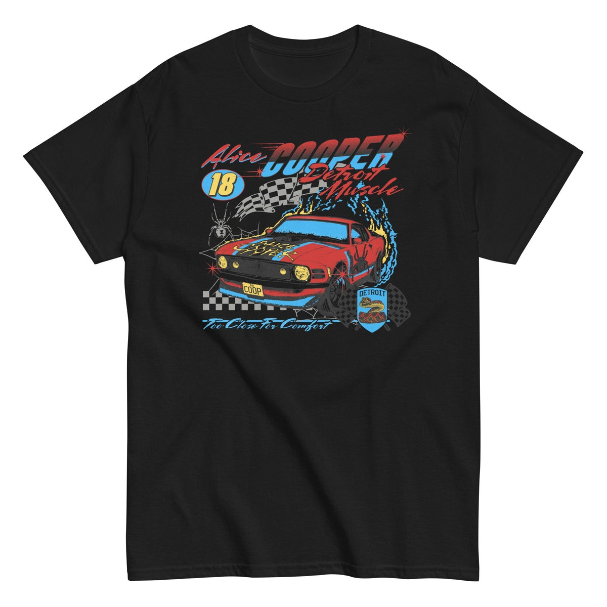 MERCHMOMENT Alice Cooper - Racecar T-Shirt [Apparel]