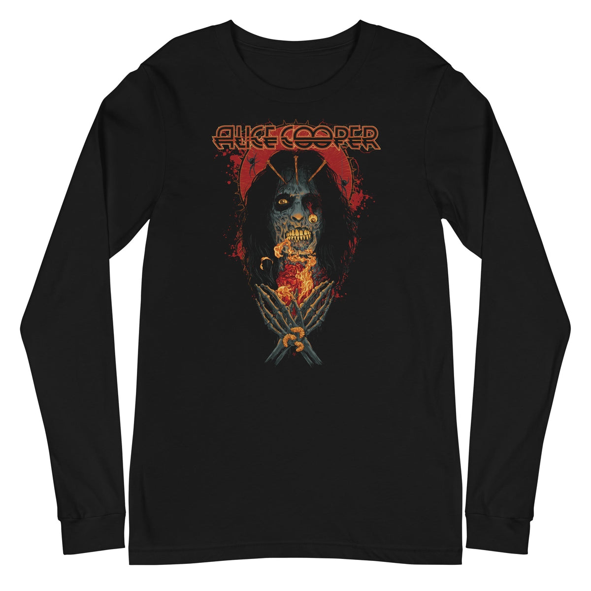 MERCHMOMENT Alice Cooper - Skeleton Long Sleeve T-Shirt [Apparel]