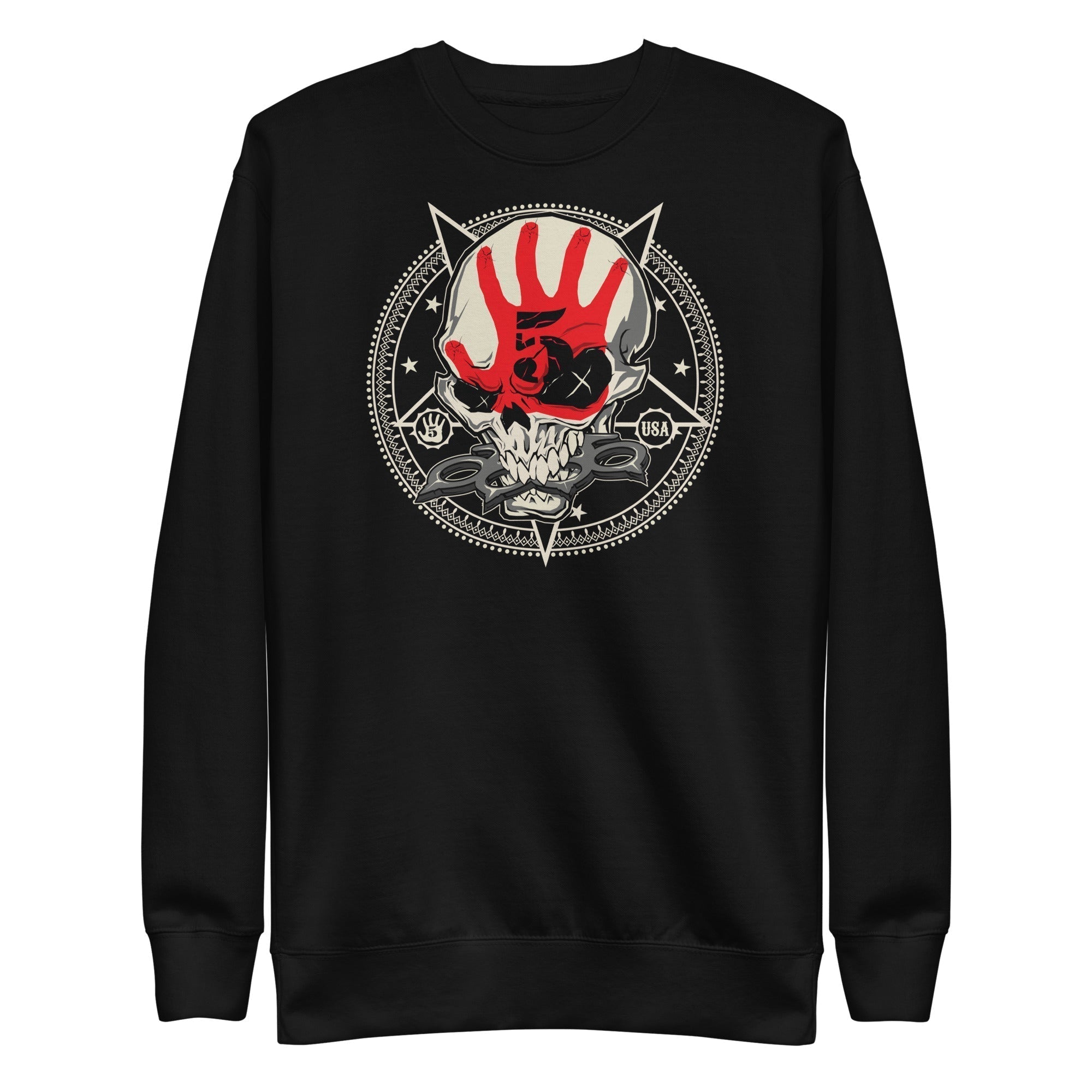 MERCHMOMENT Five Finger Death Punch - Circle Logo Sweatshirt [Apparel]