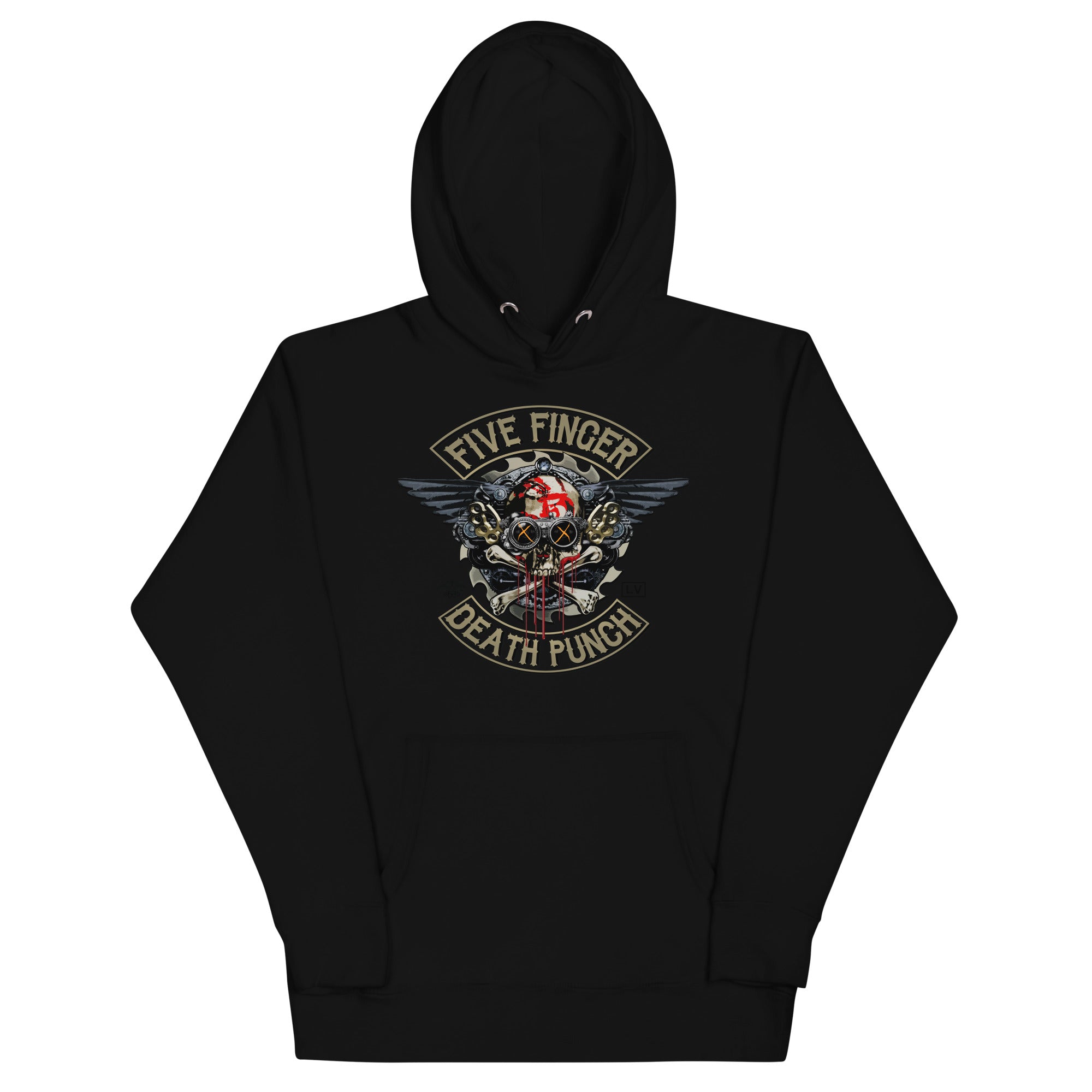 MERCHMOMENT Five Finger Death Punch - Crossbones Hoodie [Apparel]