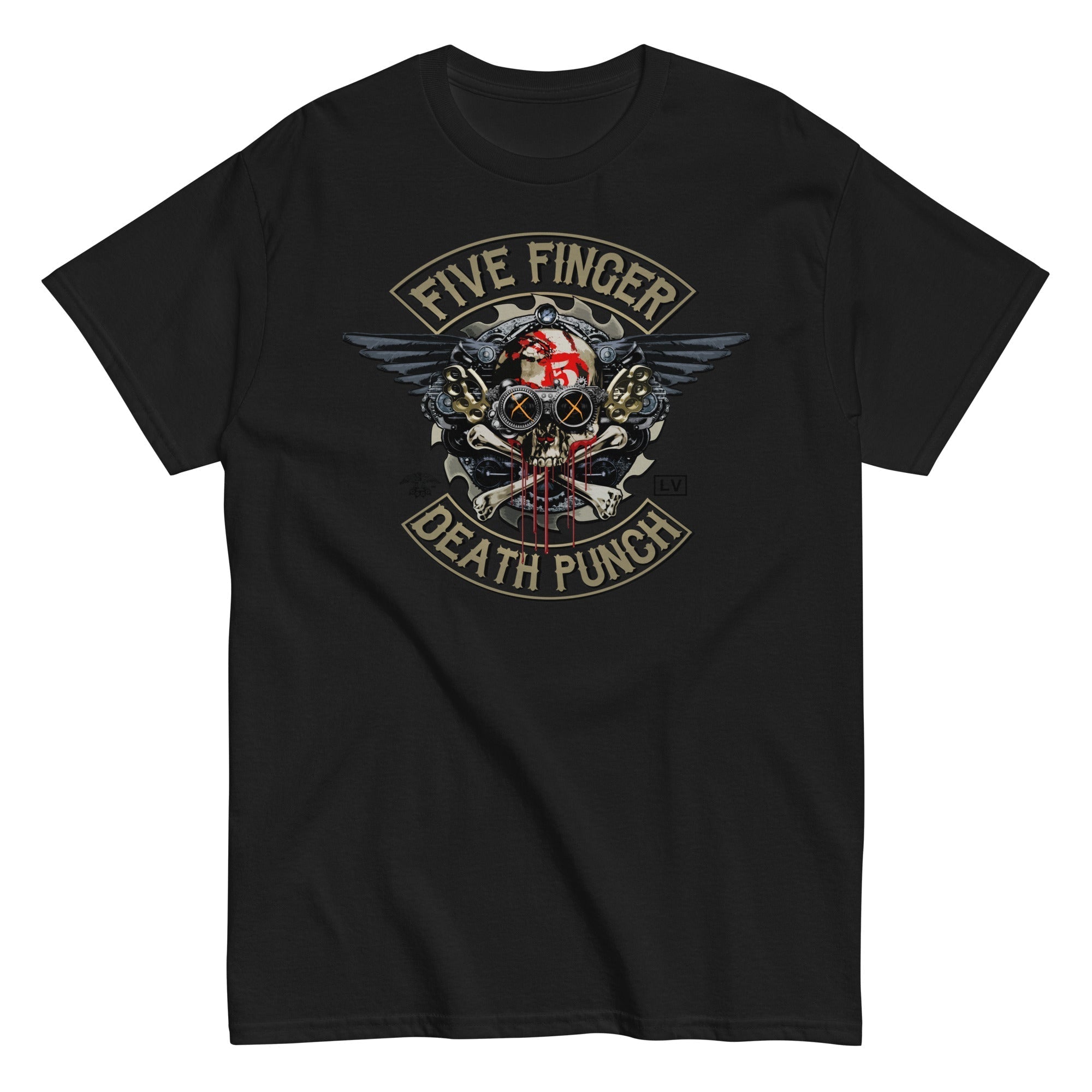 MERCHMOMENT Five Finger Death Punch - Crossbones T-Shirt [Apparel]