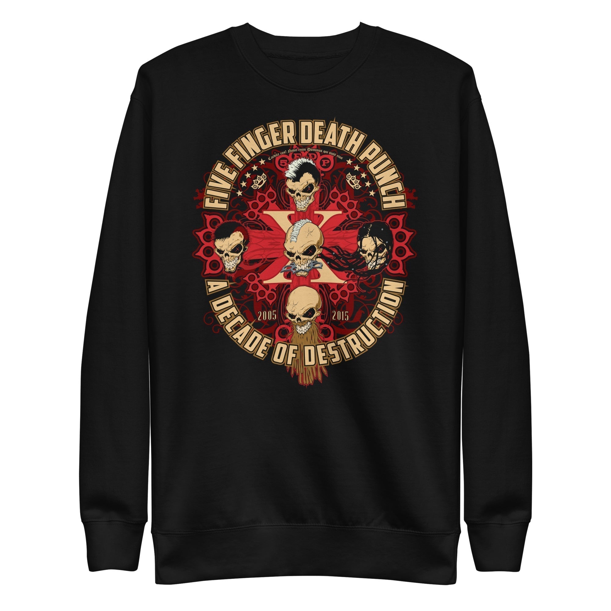 MERCHMOMENT Five Finger Death Punch - Decade of Destruction Sweatshirt [Apparel]