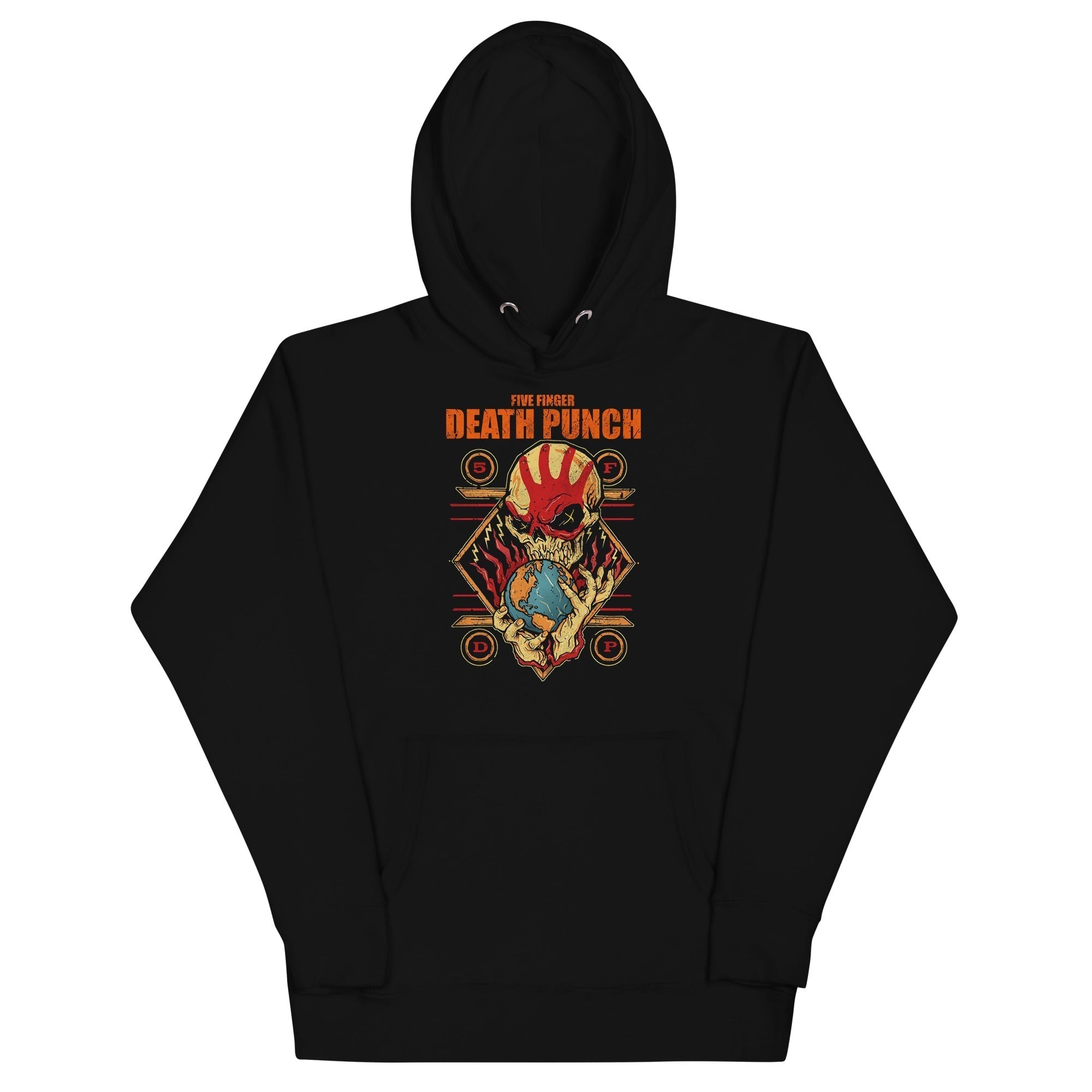 MERCHMOMENT Five Finger Death Punch - Hand Skull Logo Hoodie [Apparel]