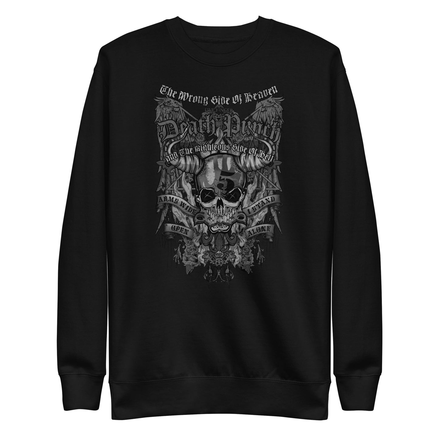 MERCHMOMENT Five Finger Death Punch - Righteous Side of Evil Sweatshirt [Apparel]