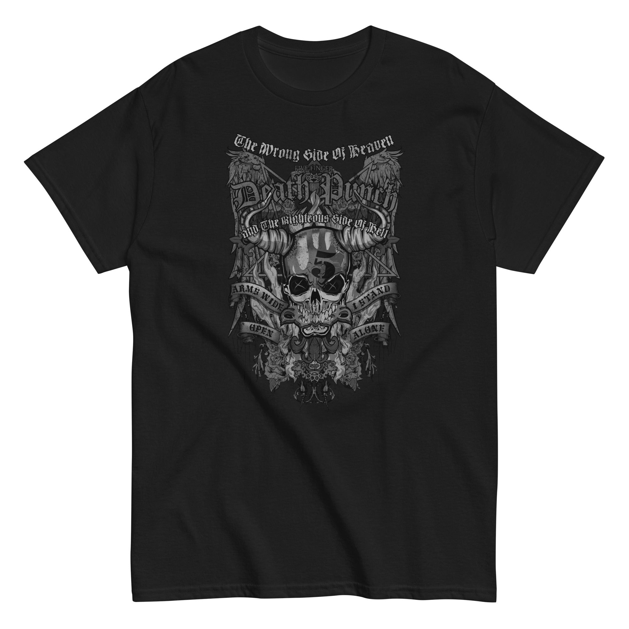 MERCHMOMENT Five Finger Death Punch - Righteous Side of Evil T-Shirt [Apparel]