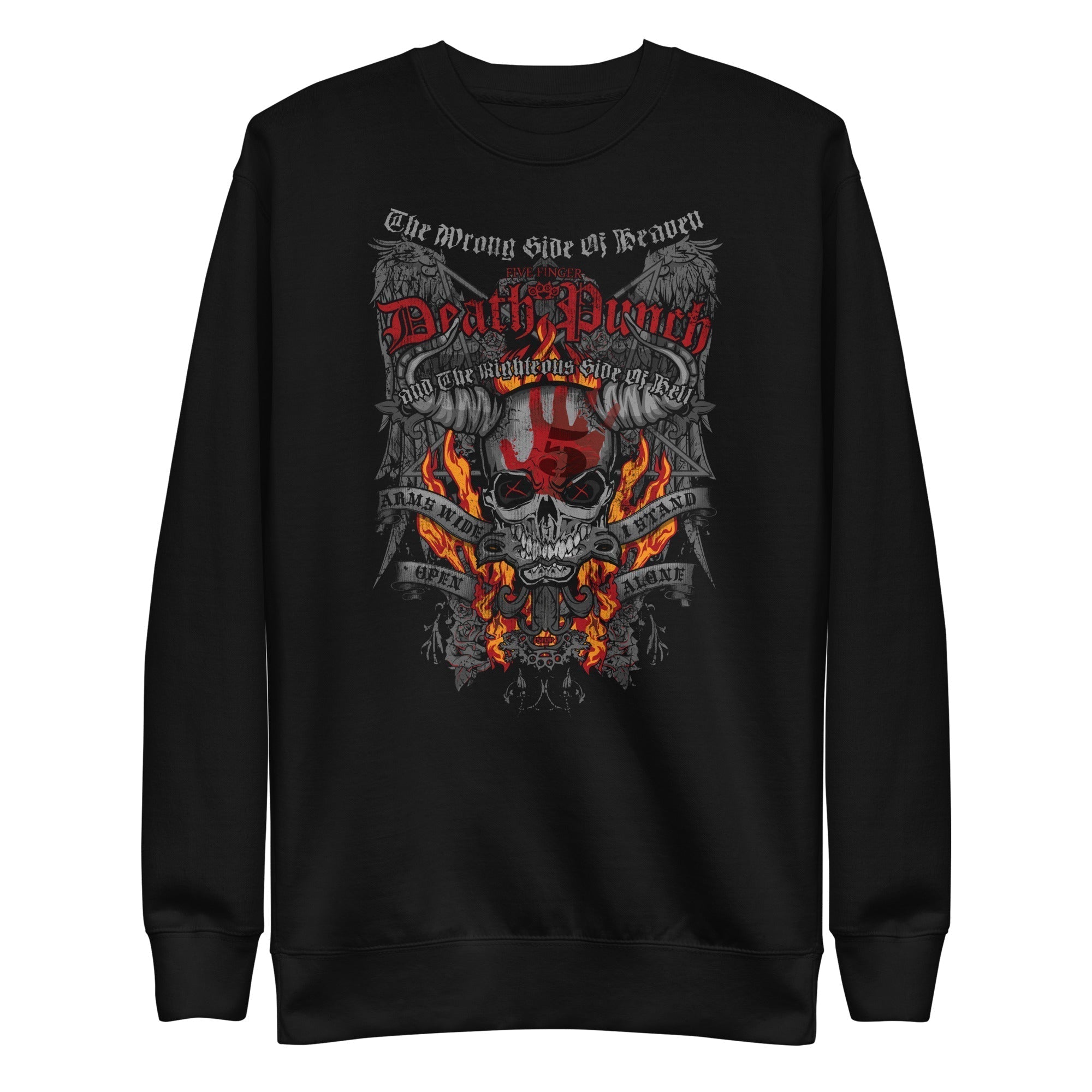 MERCHMOMENT Five Finger Death Punch - Wrong or Righteous Sweatshirt [Apparel]