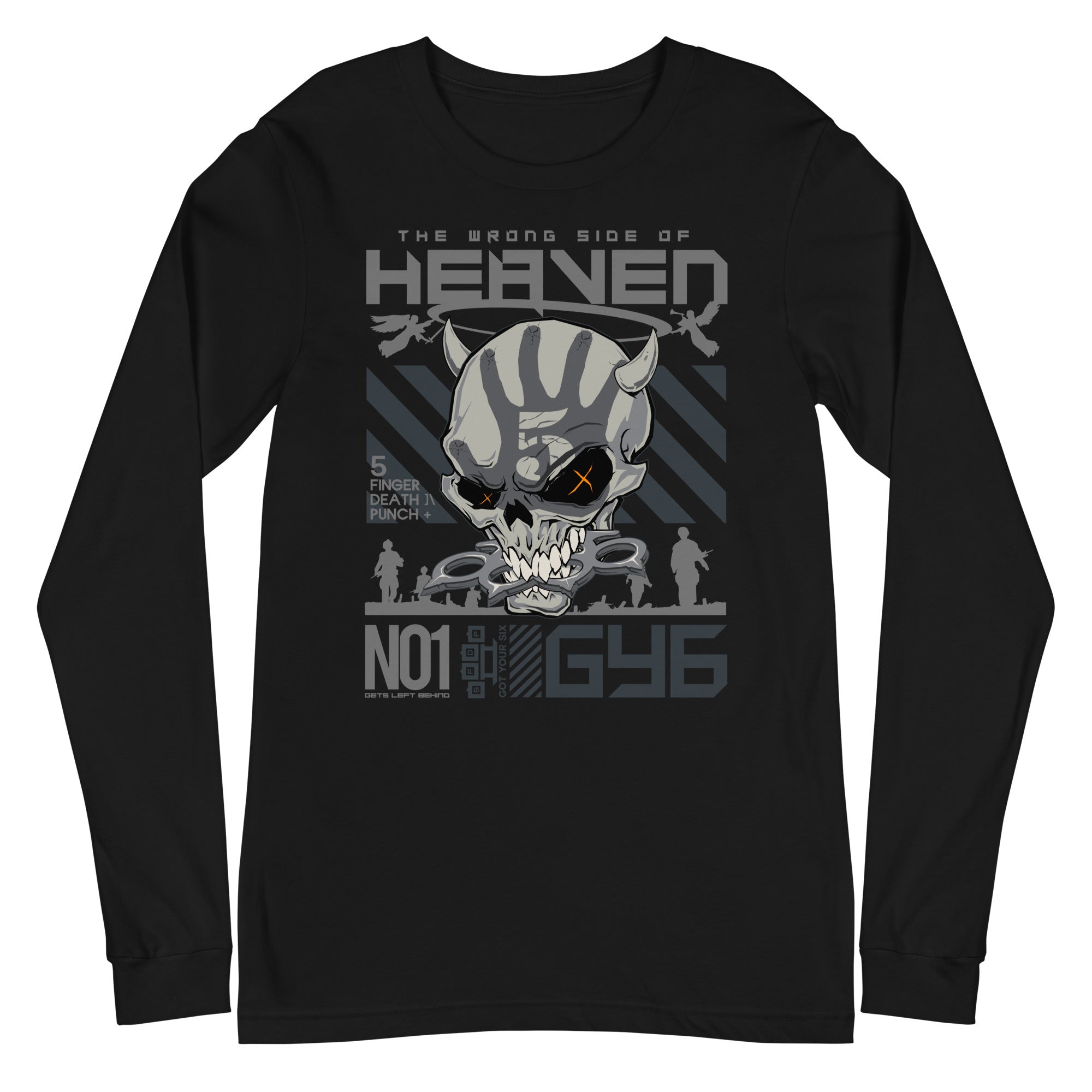 MERCHMOMENT Five Finger Death Punch - Wrong Side of Heaven Long Sleeve T-Shirt [Apparel]