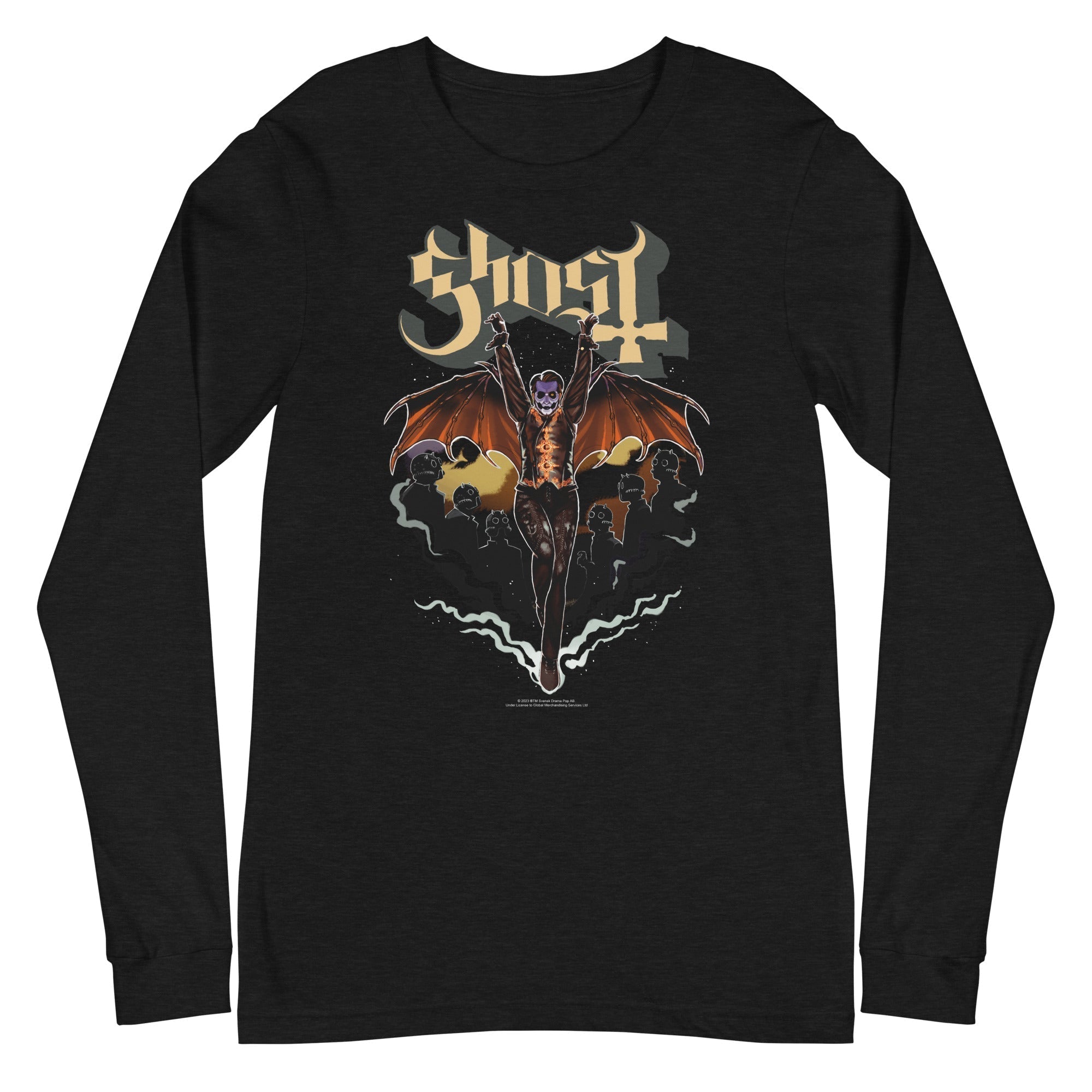 MERCHMOMENT Ghost - Fly Over Long Sleeve T-Shirt [Apparel]