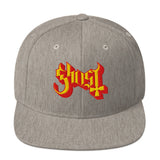 MERCHMOMENT Ghost Logo Embroidered Snapback Hat [Hat]