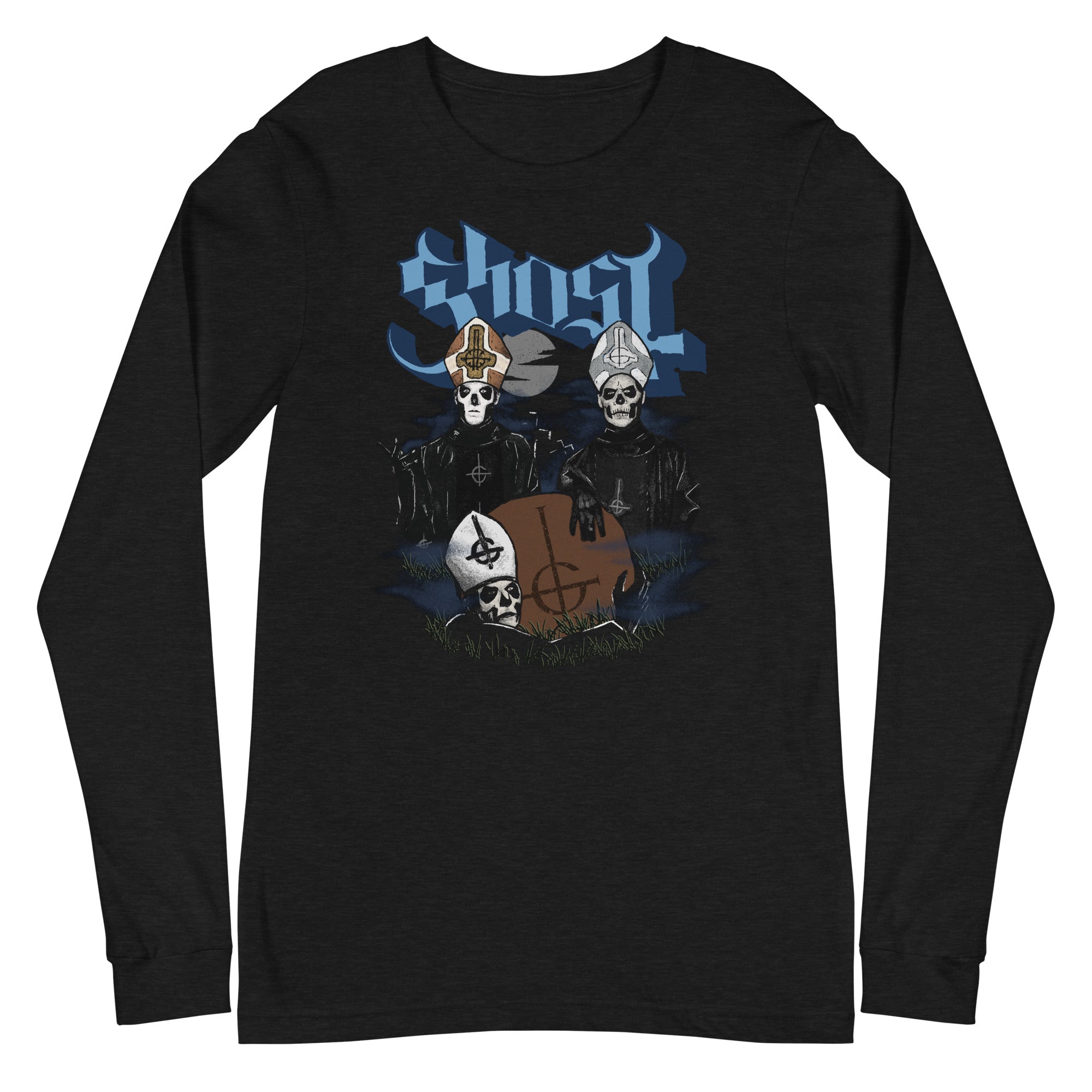 MERCHMOMENT Ghost - Midnight Long Sleeve T-Shirt [Apparel]