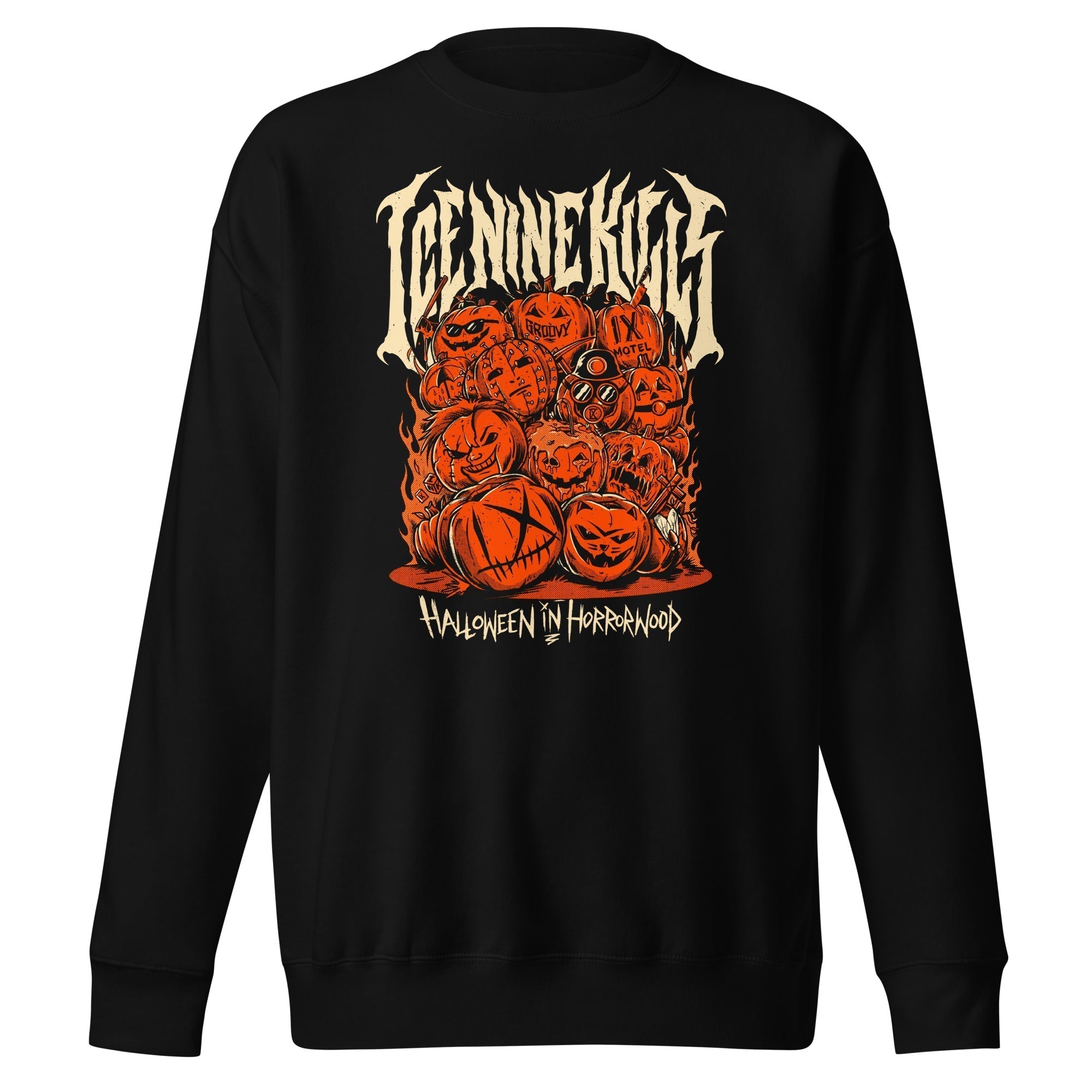 MERCHMOMENT Ice Nine Kills - Halloween Horrorwood Sweatshirt [Apparel]