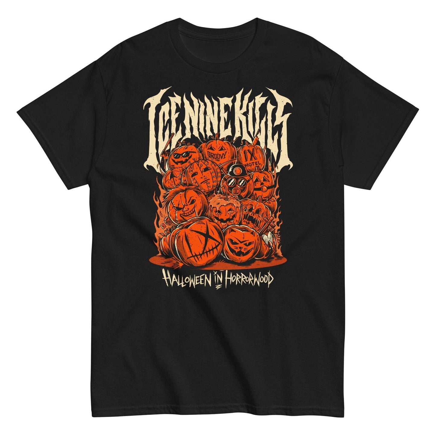 MERCHMOMENT Ice Nine Kills - Halloween Horrorwood T-Shirt [Apparel]
