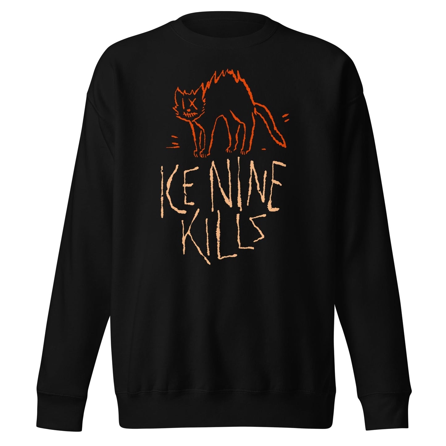 MERCHMOMENT Ice Nine Kills - Scratchy Cat Sweatshirt [Apparel]