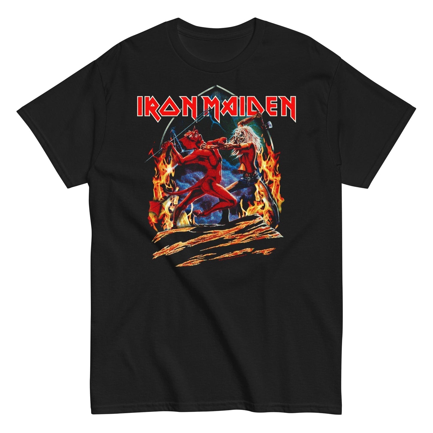 MERCHMOMENT Iron Maiden - Devil Battle T-Shirt [Apparel]