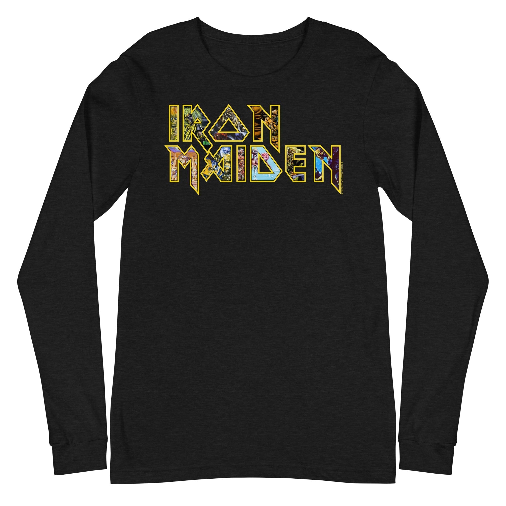 MERCHMOMENT Iron Maiden - Logo Eddie Long Sleeve T-Shirt [Apparel]