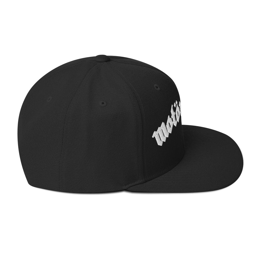 MERCHMOMENT Motorhead Arched Logo Embroidered Snapback Hat [Apparel]