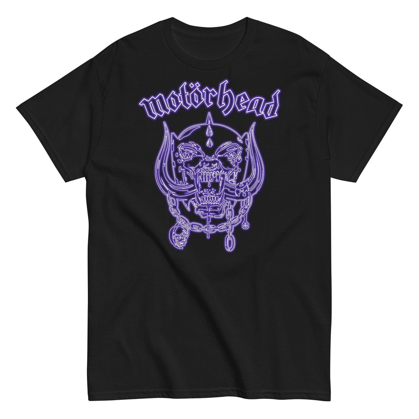 MERCHMOMENT Motorhead - Neon Blue Warpig T-Shirt [Apparel]