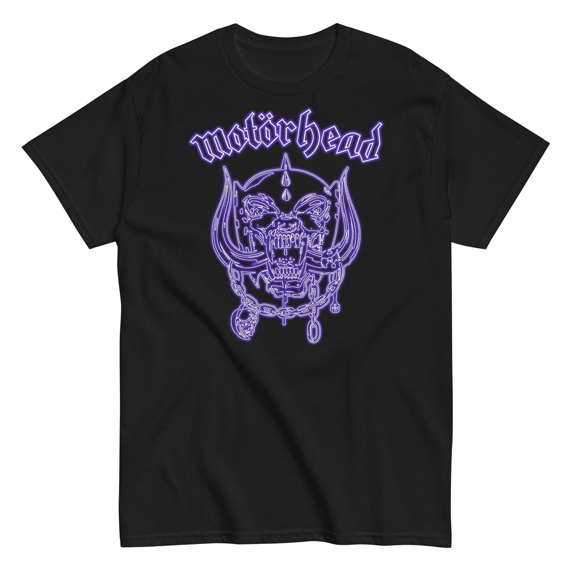 MERCHMOMENT Motorhead - Neon Blue Warpig T-Shirt [Apparel]