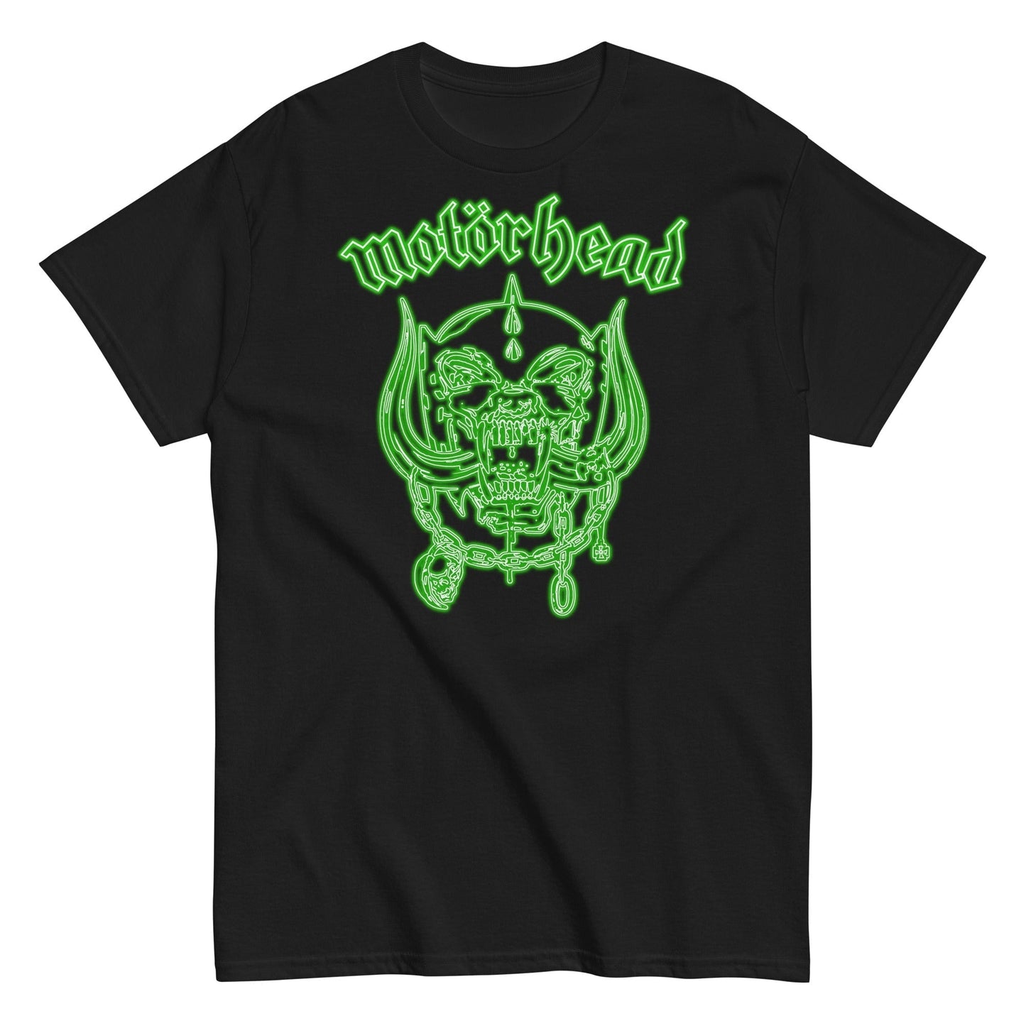 MERCHMOMENT Motorhead - Neon Green Warpig T-Shirt [Apparel]