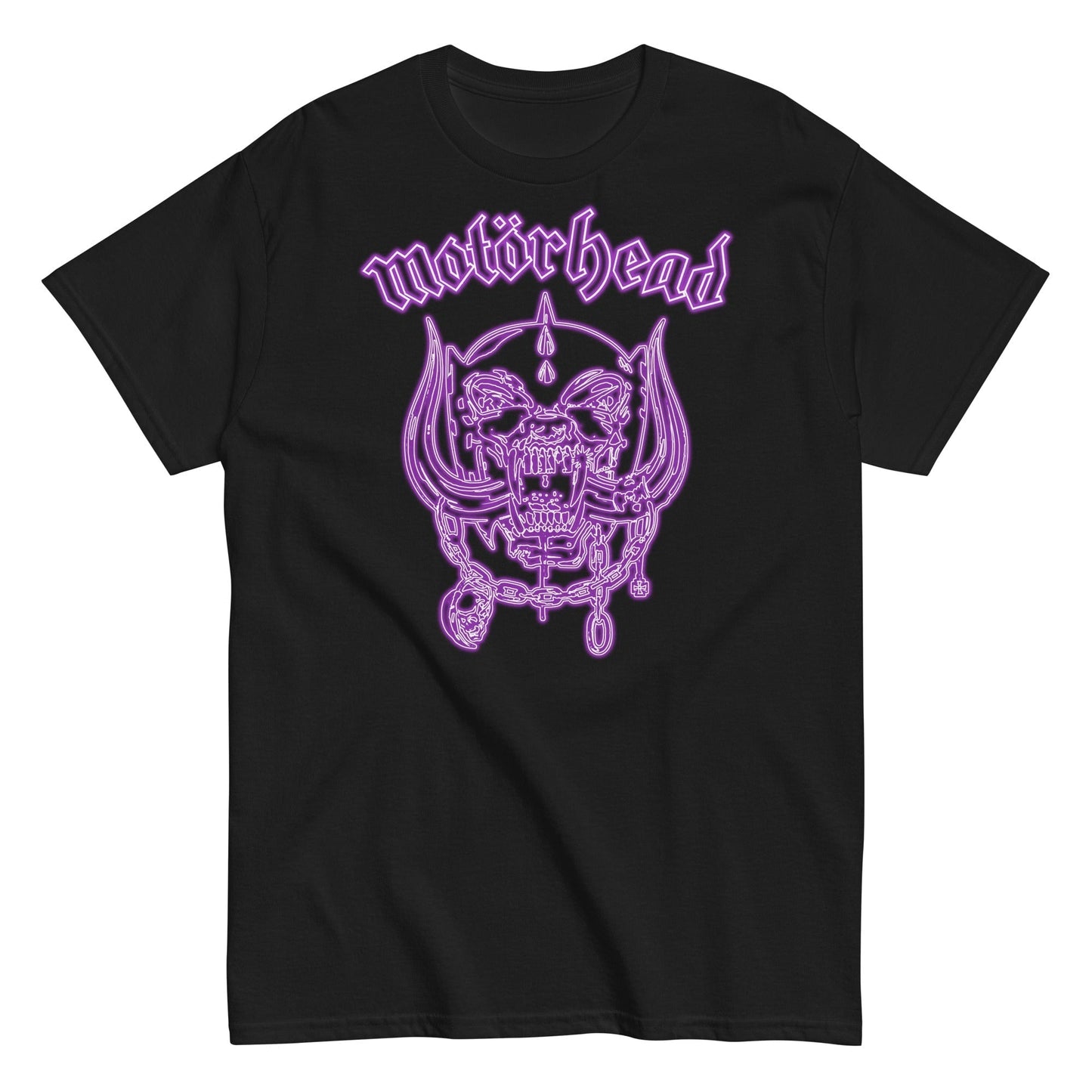 MERCHMOMENT Motorhead - Neon Purple Warpig T-Shirt [Apparel]