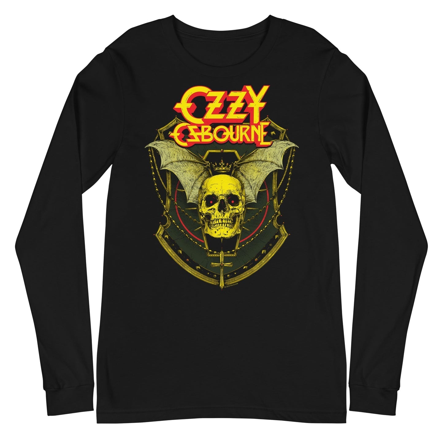 MERCHMOMENT Ozzy Osbourne - Bat Skull Long Sleeve T-Shirt [Apparel]