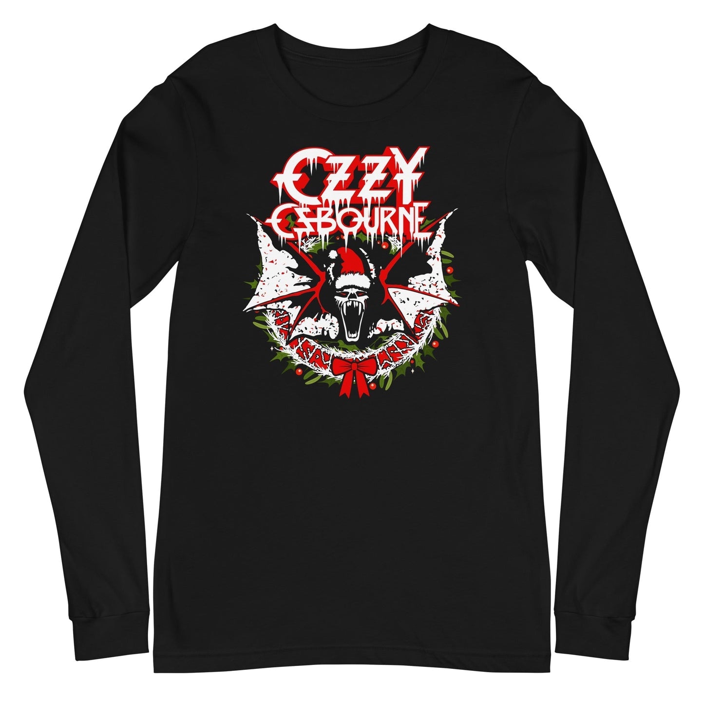 MERCHMOMENT Ozzy Osbourne - Christmas Long Sleeve T-Shirt [Apparel]