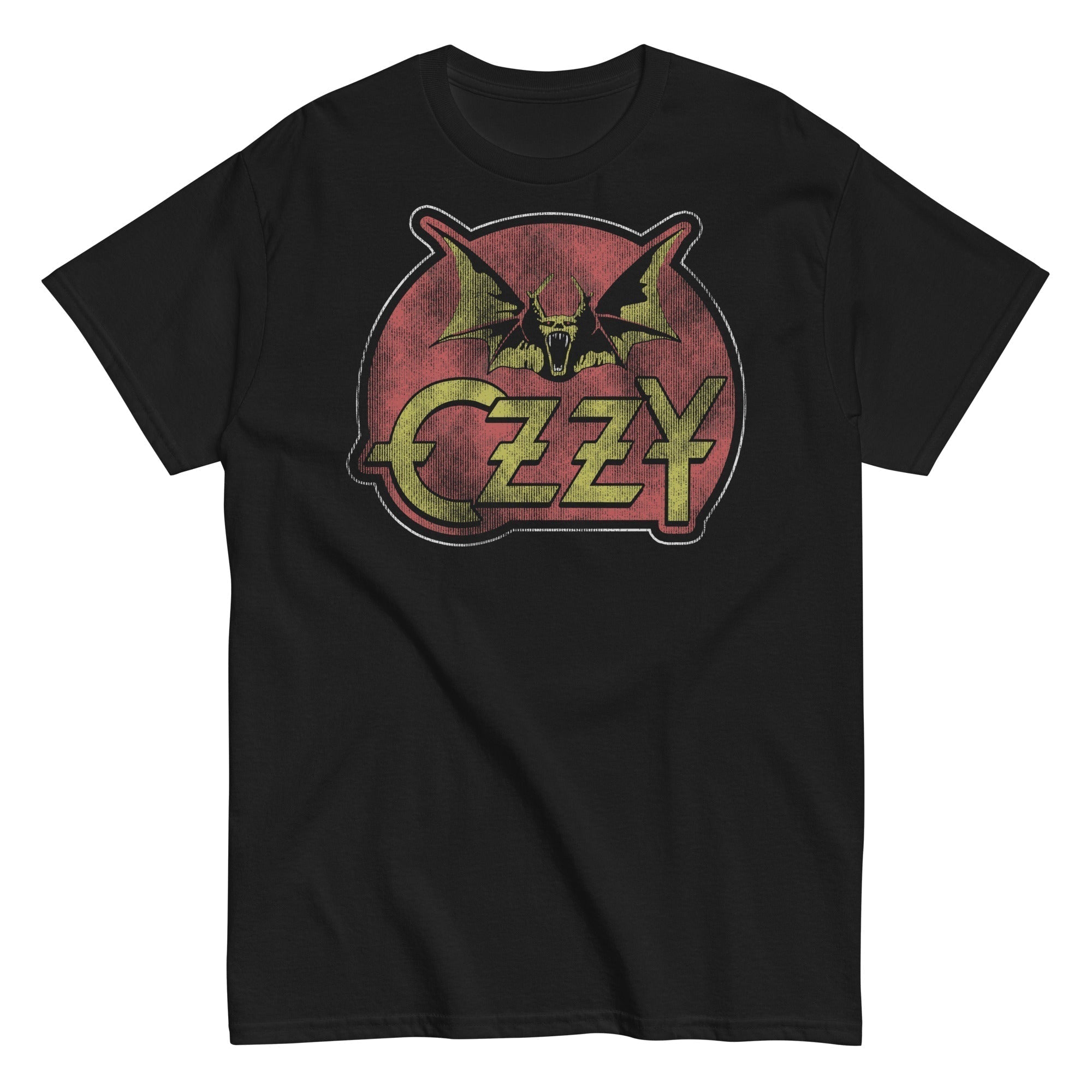 MERCHMOMENT Ozzy Osbourne - Flaming Bat T-Shirt [Apparel]