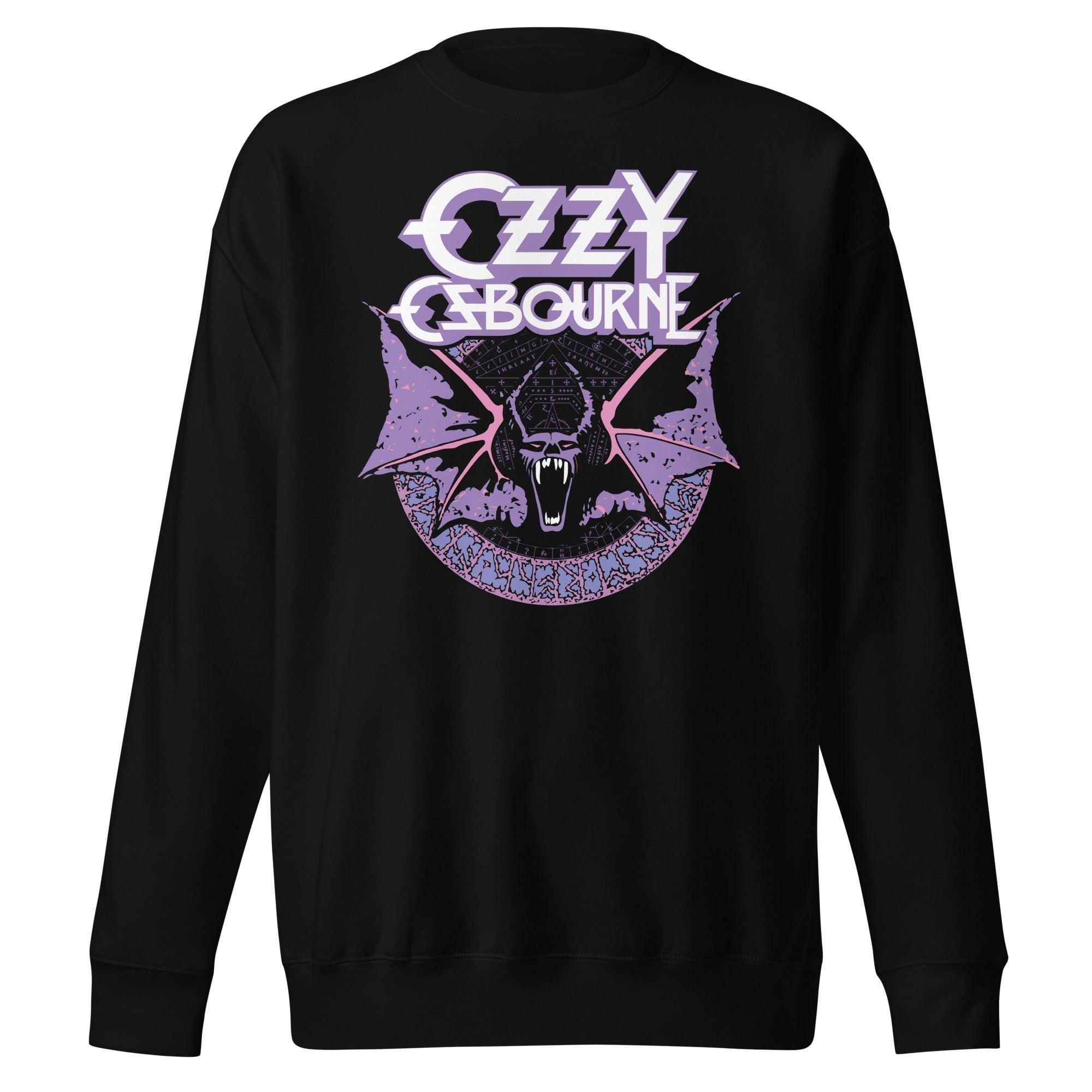 MERCHMOMENT Ozzy Osbourne - Purple Bat Sweatshirt [Apparel]