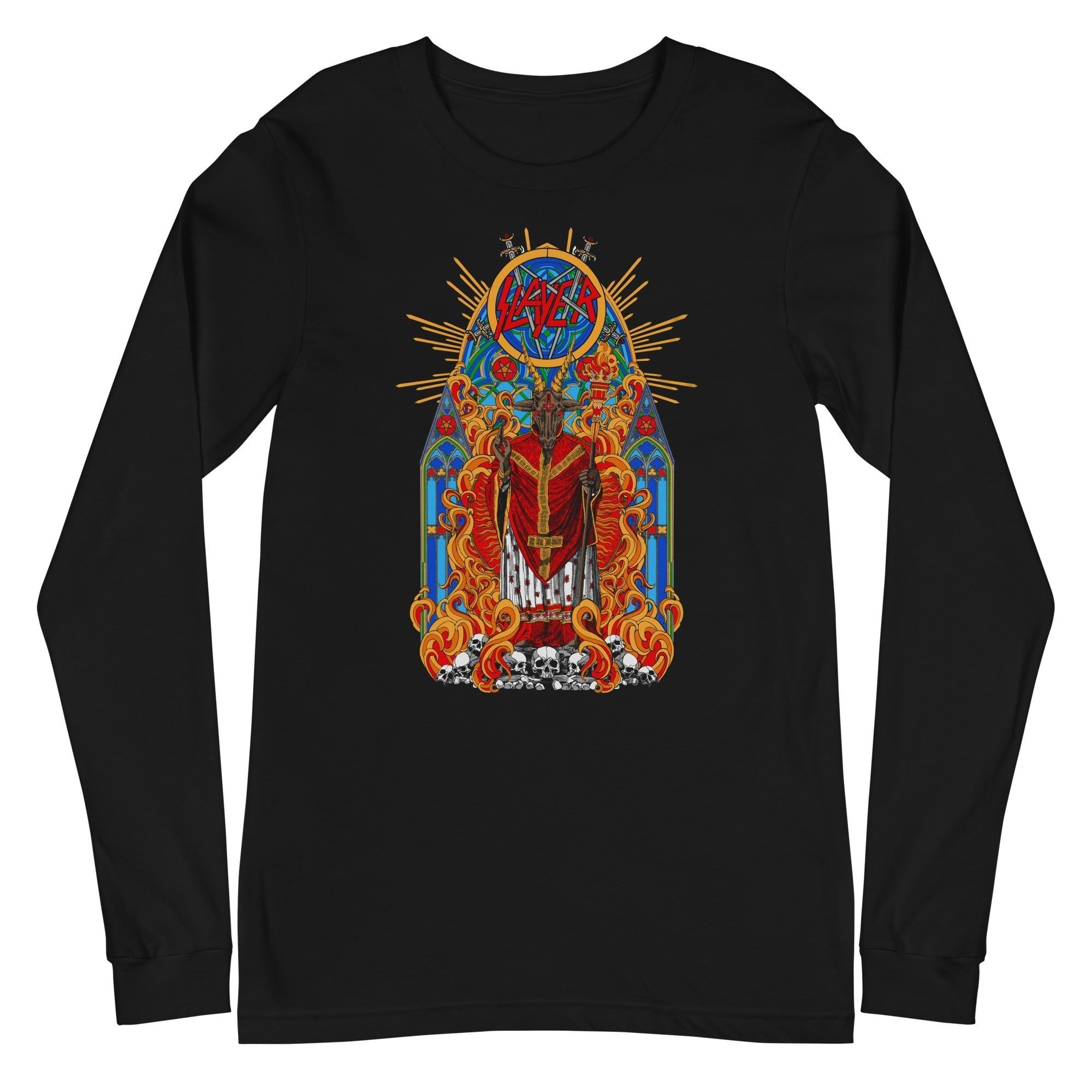 MERCHMOMENT Slayer - Chapel Long Sleeve T-Shirt [Apparel]